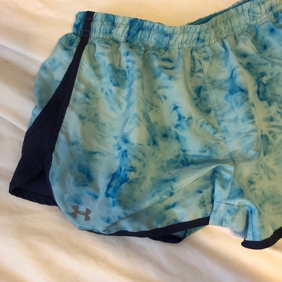 Tye Dye UA Running Shorts - Picture 1 of 3